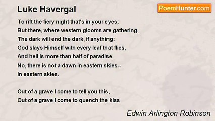 Edwin Arlington Robinson - Luke Havergal