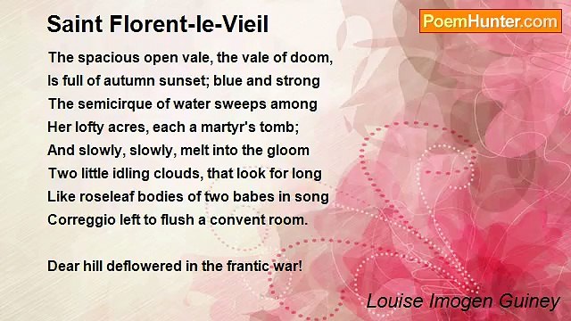 Louise Imogen Guiney - Saint Florent-le-Vieil