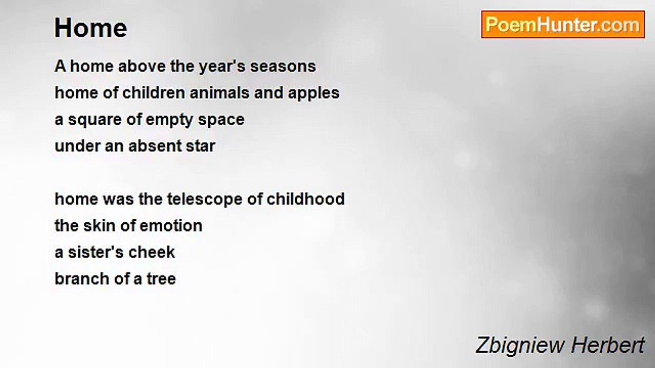Zbigniew Herbert - Home