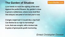 Ernest Christopher Dowson - The Garden of Shadow