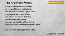 Zbigniew Herbert - The Ardennes Forest