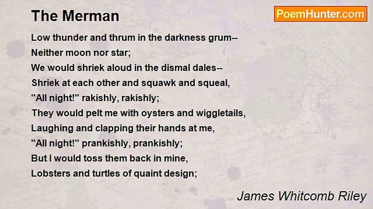 James Whitcomb Riley - The Merman