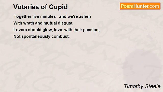 Timothy Steele - Votaries of Cupid