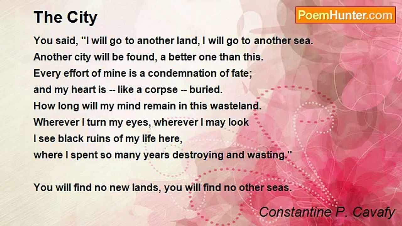 Constantine P. Cavafy - The City