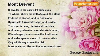 George Santayana - Mont Brevent