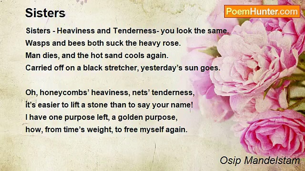 Osip Mandelstam - Sisters