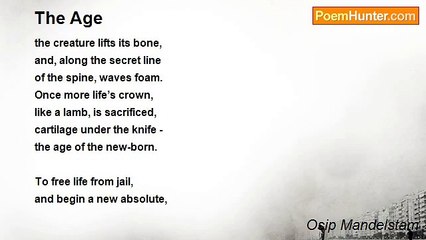 Osip Mandelstam - The Age