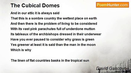 David Gascoyne - The Cubical Domes