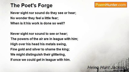 Helen Hunt Jackson - The Poet's Forge