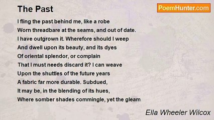 Ella Wheeler Wilcox - The Past