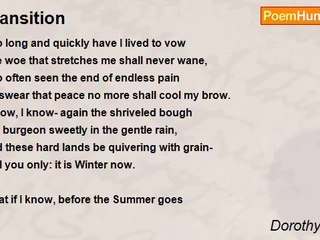 Dorothy Parker - Transition
