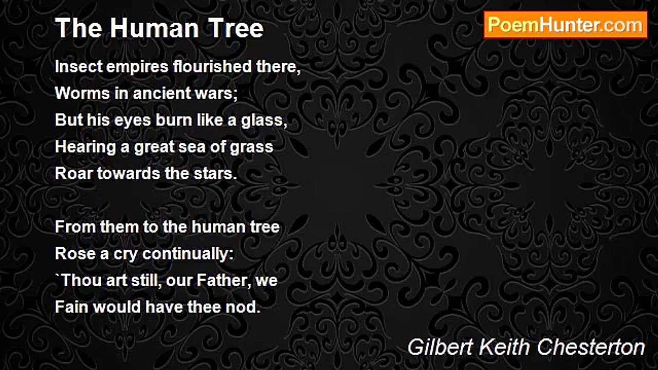 Gilbert Keith Chesterton - The Human Tree