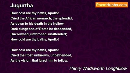 Henry Wadsworth Longfellow - Jugurtha