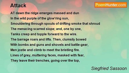 Siegfried Sassoon - Attack
