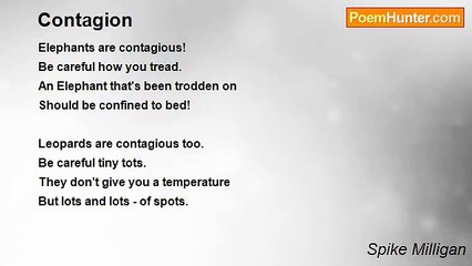 Spike Milligan - Contagion