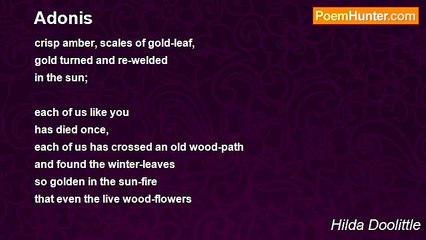 Hilda Doolittle - Adonis