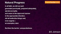 BS Johnson - Natural Progress