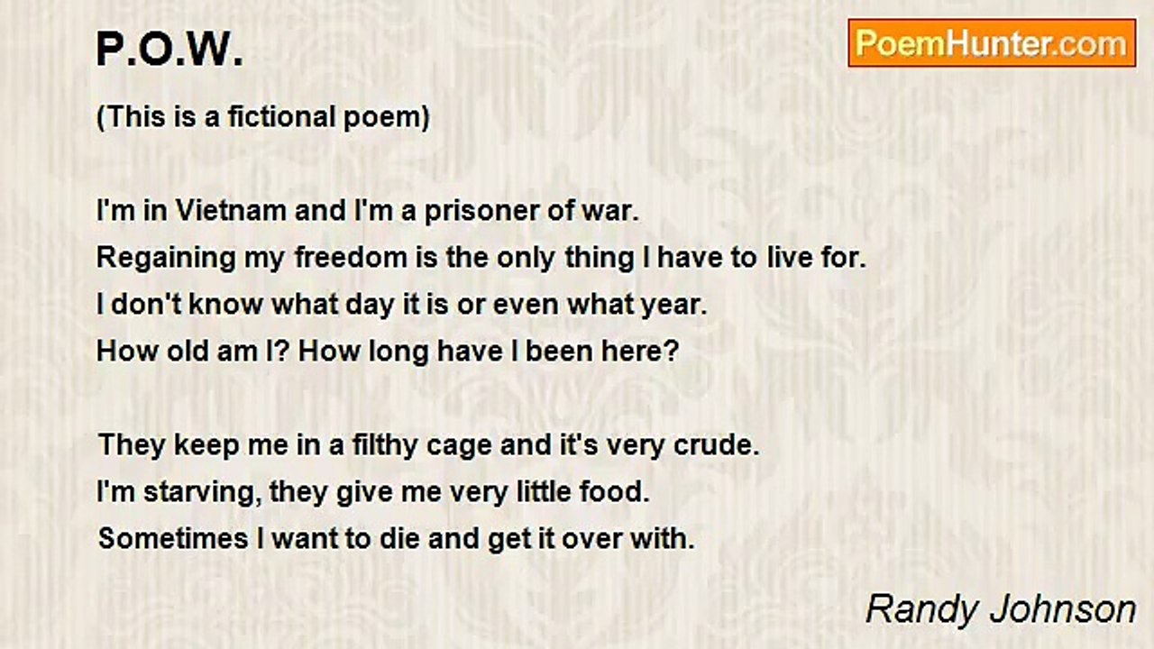Randy Johnson - P.O.W.