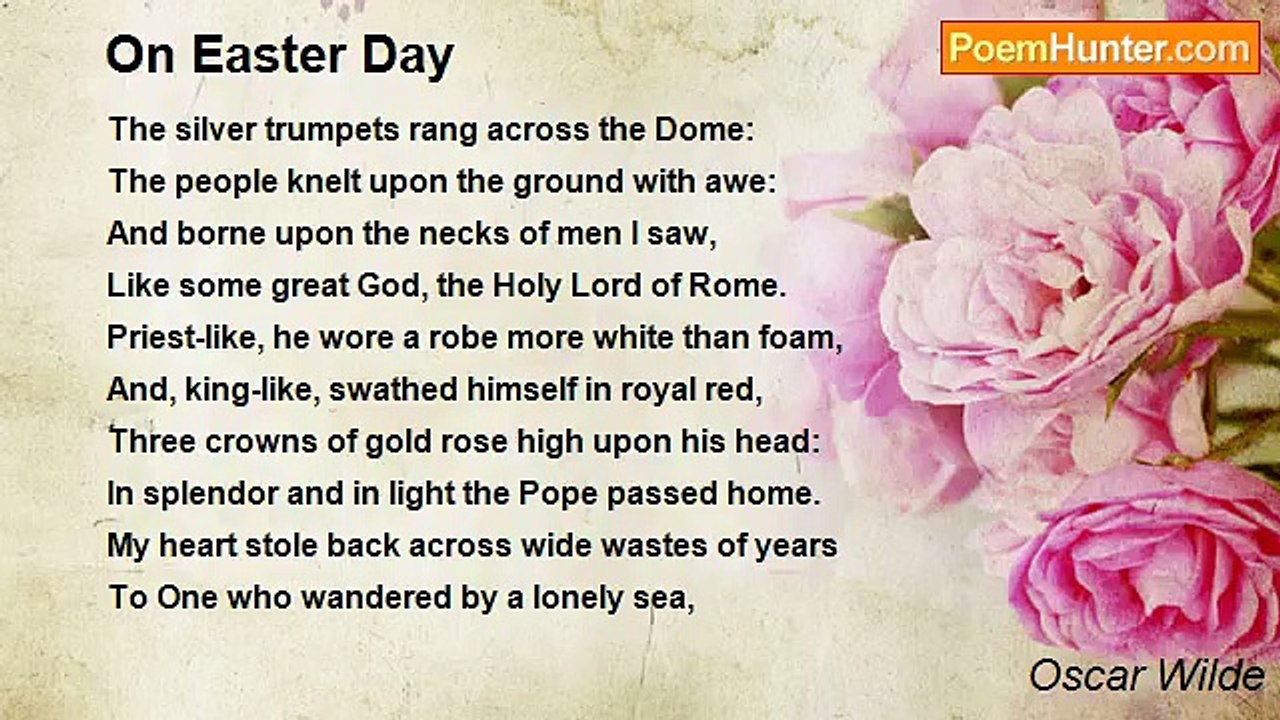Oscar Wilde - On Easter Day