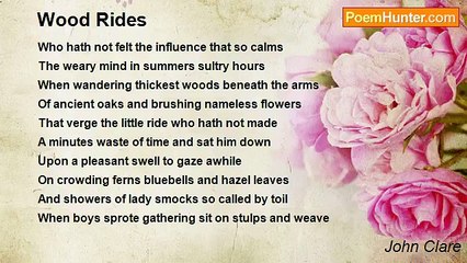 John Clare - Wood Rides