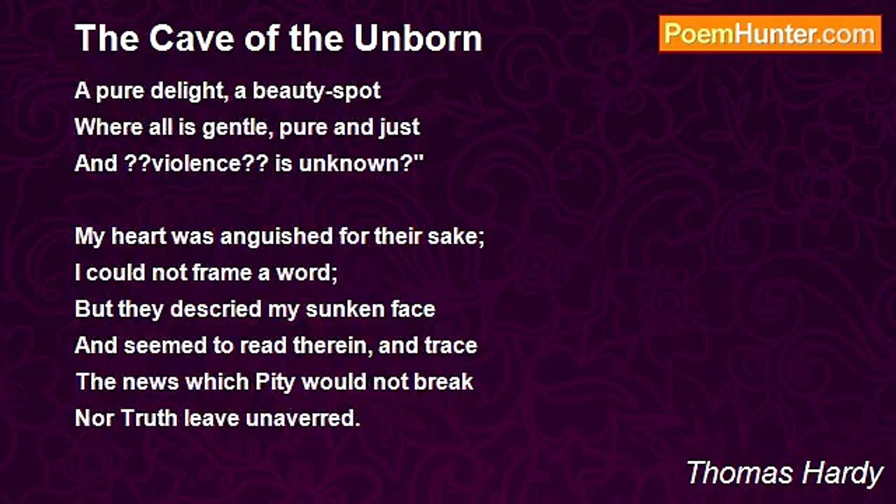 Thomas Hardy - The Cave of the Unborn