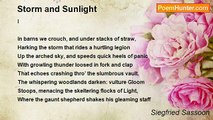 Siegfried Sassoon - Storm and Sunlight
