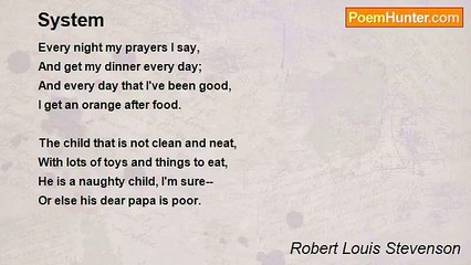 Robert Louis Stevenson - System