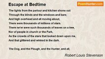 Robert Louis Stevenson - Escape at Bedtime