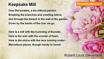 Robert Louis Stevenson - Keepsake Mill