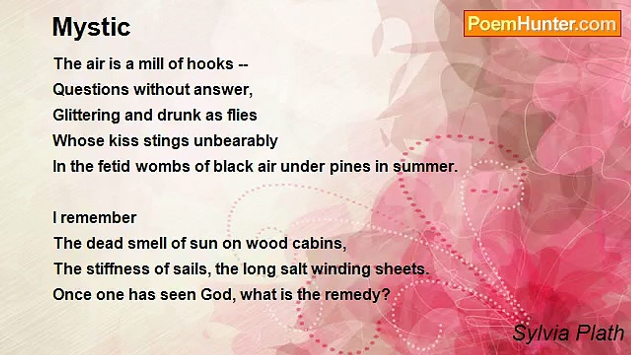 Sylvia Plath - Mystic