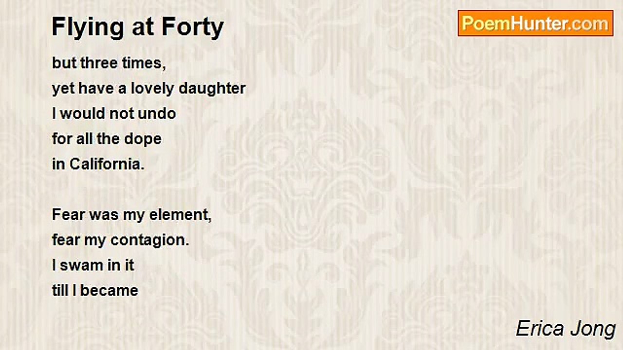 Erica Jong - Flying at Forty