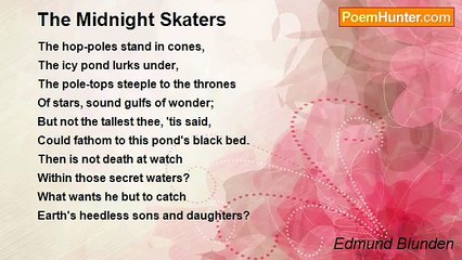 Edmund Blunden - The Midnight Skaters