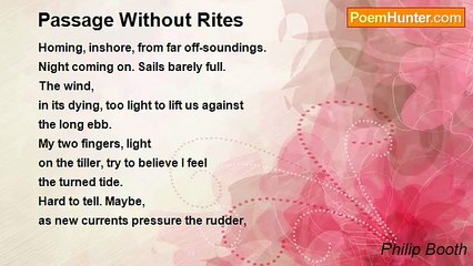 Philip Booth - Passage Without Rites