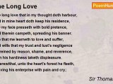 Sir Thomas Wyatt - The Long Love