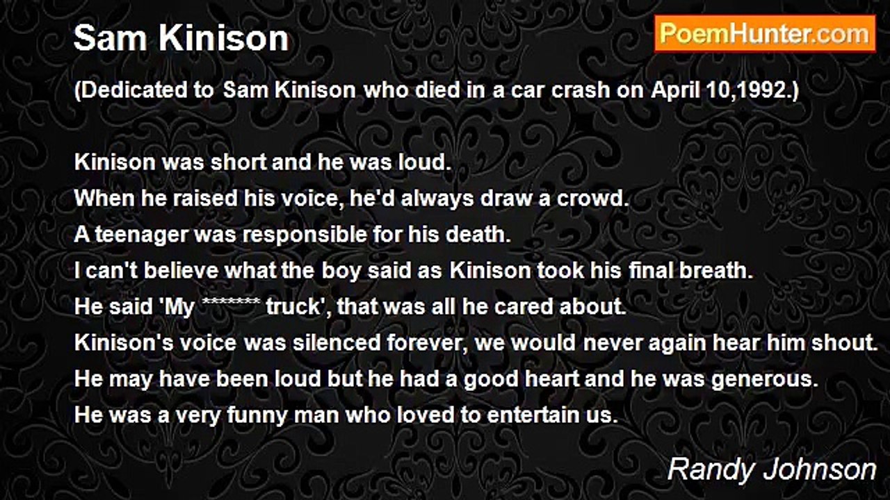 Randy Johnson - Sam Kinison