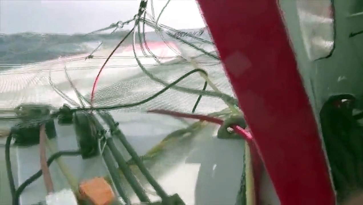 35 noeuds à bord de Prince de Bretagne, ça décoiffe !