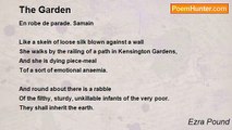 Ezra Pound - The Garden
