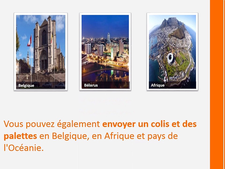 Envoyer vos colis et palettes