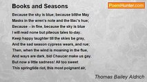 Thomas Bailey Aldrich - Books and Seasons