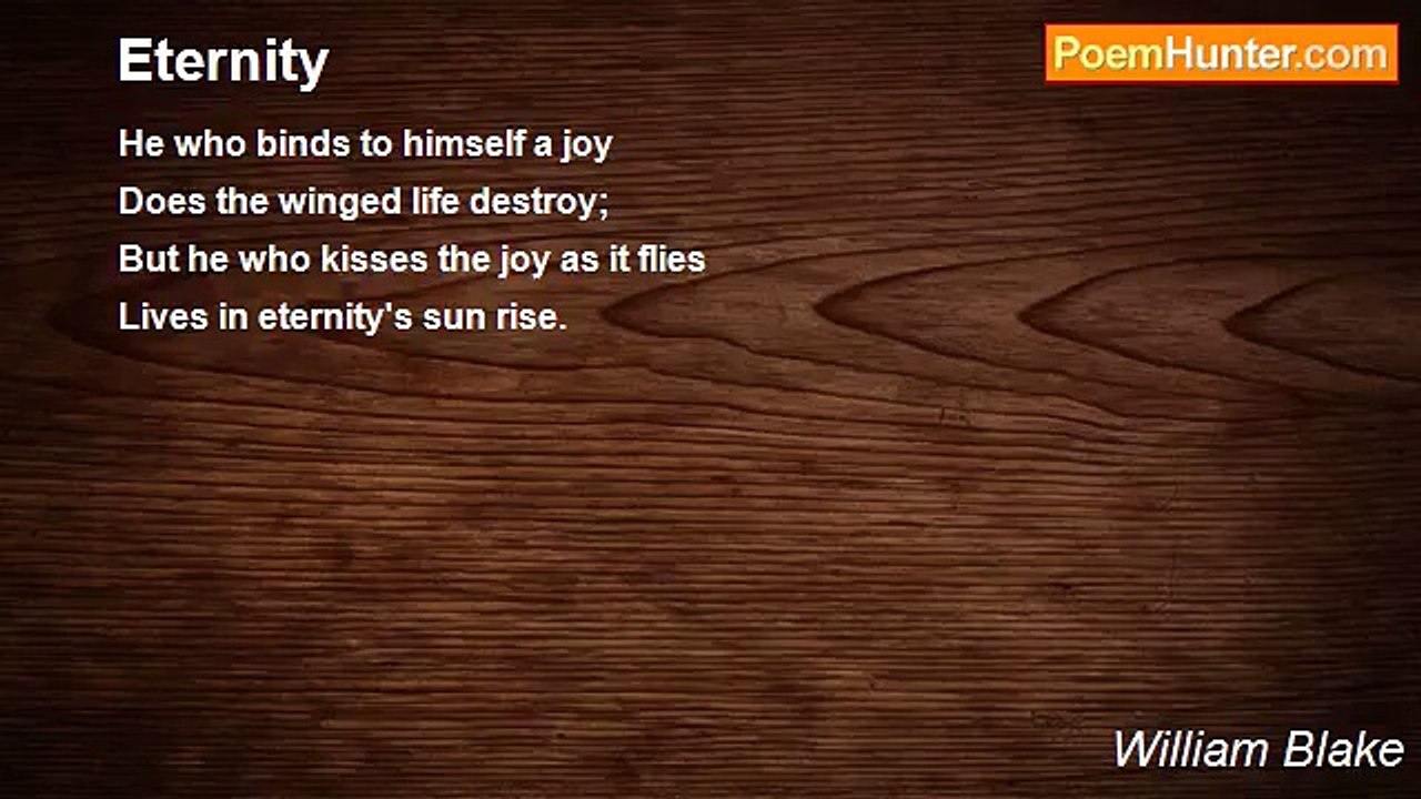 William Blake - Eternity