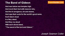 Joseph Seamon Cotter - The Band of Gideon