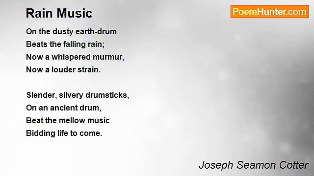 Joseph Seamon Cotter - Rain Music