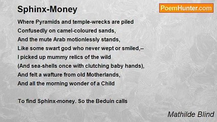Mathilde Blind - Sphinx-Money