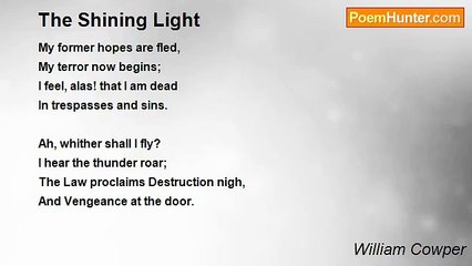 William Cowper - The Shining Light
