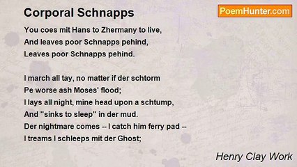 Henry Clay Work - Corporal Schnapps