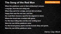 Henry Clay Work - The Song of the Red Man