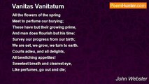 John Webster - Vanitas Vanitatum