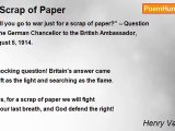Henry Van Dyke - A Scrap of Paper