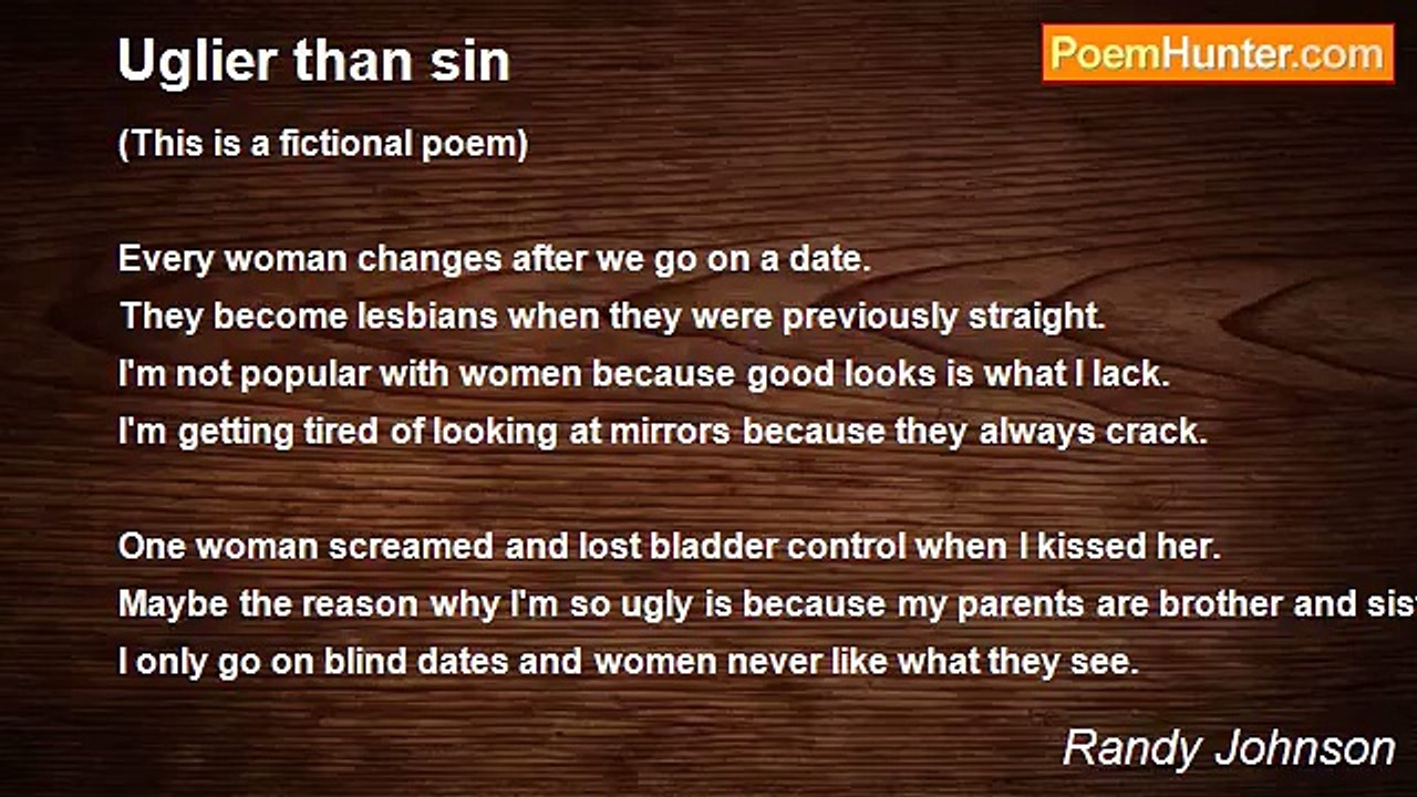 Randy Johnson - Uglier than sin