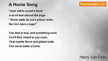 Henry Van Dyke - A Home Song